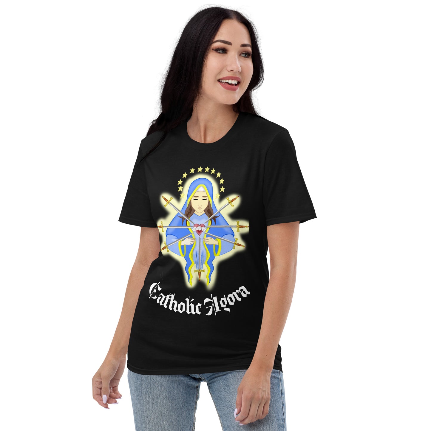 Seven Sorrows Black T Shirt